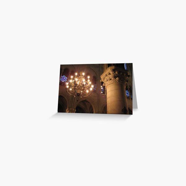 Cathedral lights Greeting Card