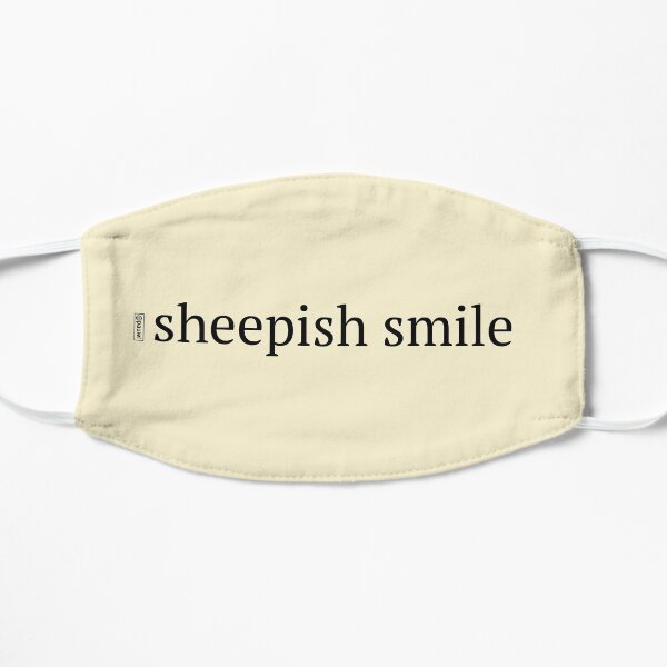 sheepish smile Mask