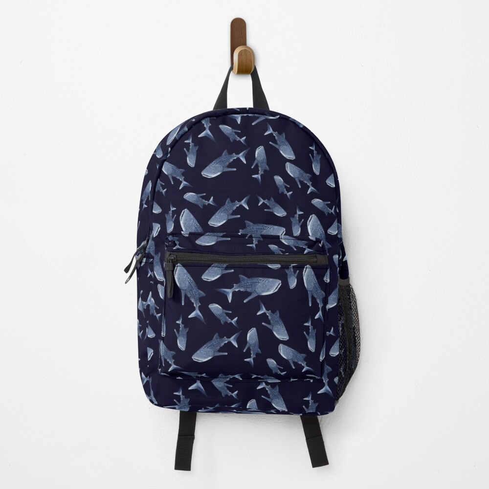 Disover WHALE SHARK PATTERN (NAVY BLUE) | Backpack