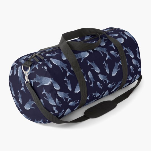WHALE SHARK PATTERN (NAVY BLUE) Duffle Bag