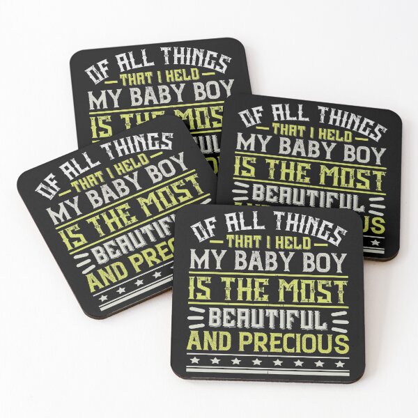 Item preview, Of All Things That I Held, My Baby Boy Is The Most Beautiful And Precious designed and sold by GoodVibeDesign.