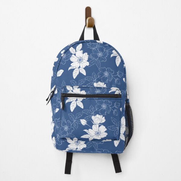 Item preview, Midnight blue flowers designed and sold by Katbydesign.