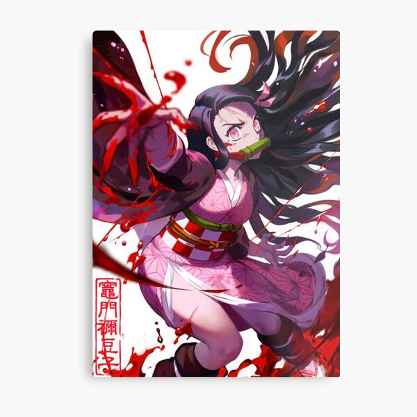 Kimetsu no Yaiba Nezuko Metal Print