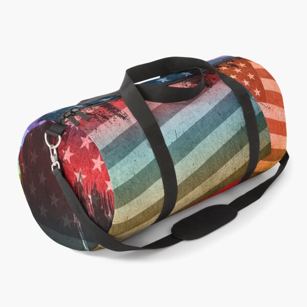 Item preview, American Rainbow Diversity Flag (Distressed Grunge Pop Art) designed and sold by SassyClassyMe.