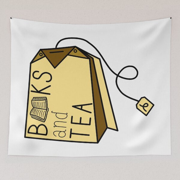 Item preview, Books and Tea: Yellow designed and sold by DesignsByJane.