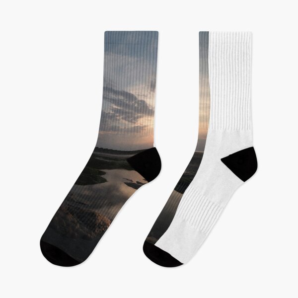 Item preview, Sunset Over New Brighton Lighthouse on Hottest Day in June 26/6/2020 Loverly  Landscape.  designed and sold by ALEXANDER  STEPHEN PEMBERTON.