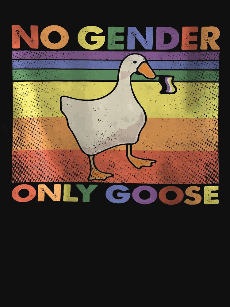 No Gender Only Goose LGBT by trinitystrain