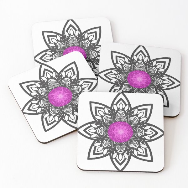 Item preview, Violet intuition Chakra mandala  designed and sold by hausofbutterfly.