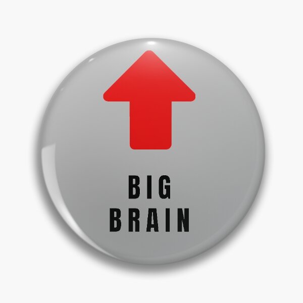 Item preview, Big Brain v2 designed and sold by popsANDmeme.
