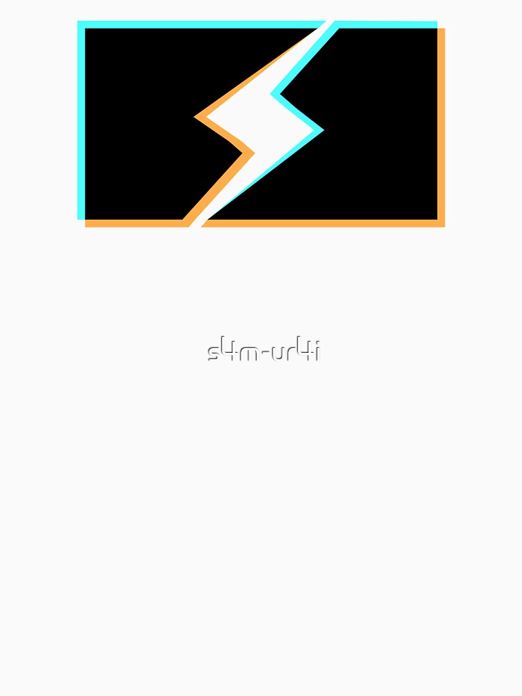 bolt stencil holo graphic - white version by s4m-ur4i