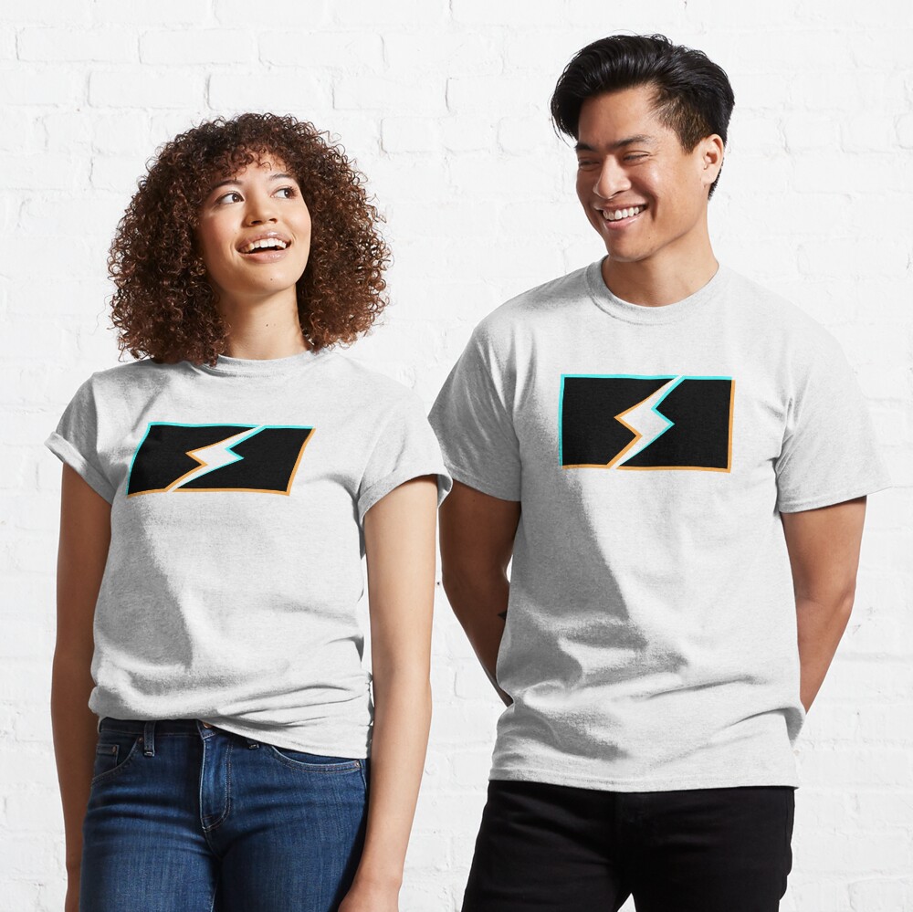 bolt stencil holo graphic - white version Classic T-Shirt