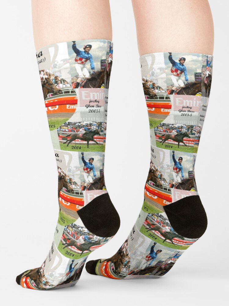 Alternate view of Makybe Diva Melbourne Cup Hat Trick Socks