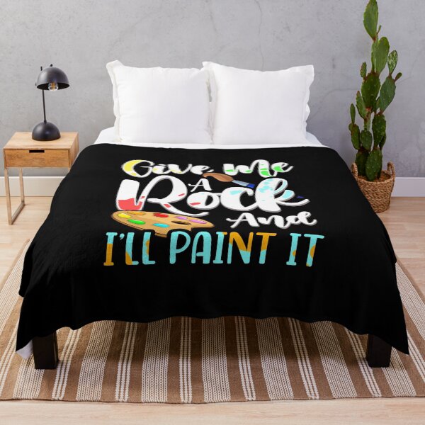 Item preview, Give Me A Rock And I'll Paint It Cute Artist designed and sold by perfectpresents.