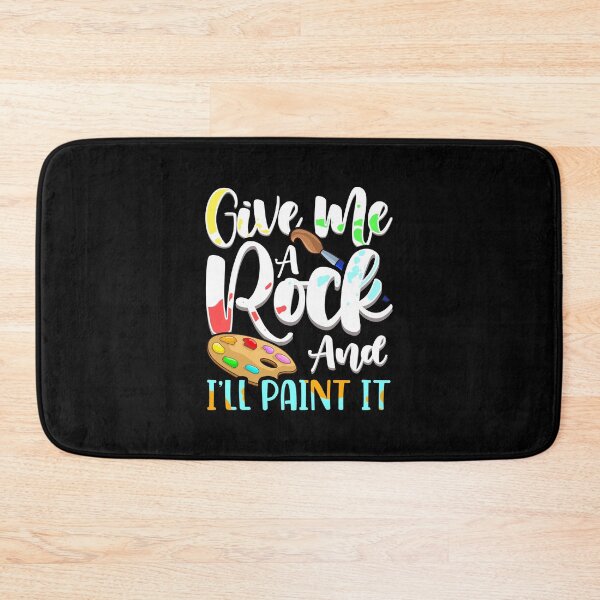 Item preview, Give Me A Rock And I'll Paint It Cute Artist designed and sold by perfectpresents.
