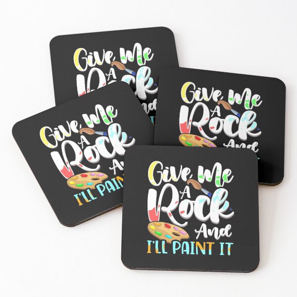 Item preview, Give Me A Rock And I'll Paint It Cute Artist designed and sold by perfectpresents.