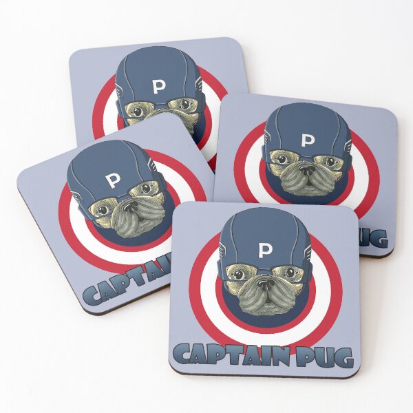 Item preview, Cute captain pug - My worrior designed and sold by Tee Inspiration.