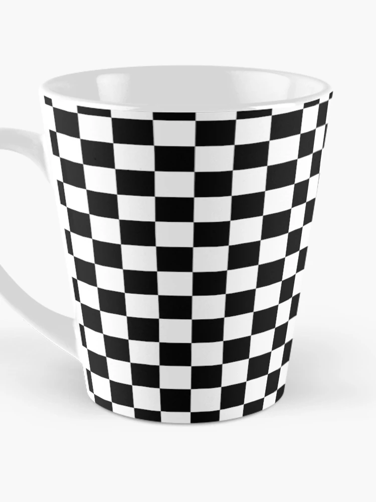 Thumbnail 3 of 4, Coffee Mug, Checked checkered Pattern designed and sold by DesignMonster.