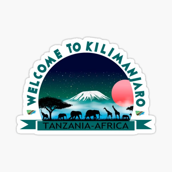 Tanzania-Africa Sticker