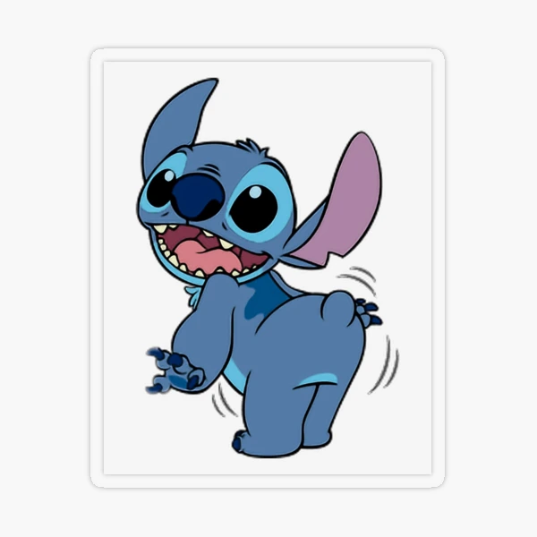 Download Pout away your troubles with this cute Kawaii Stitch. Wallpaper