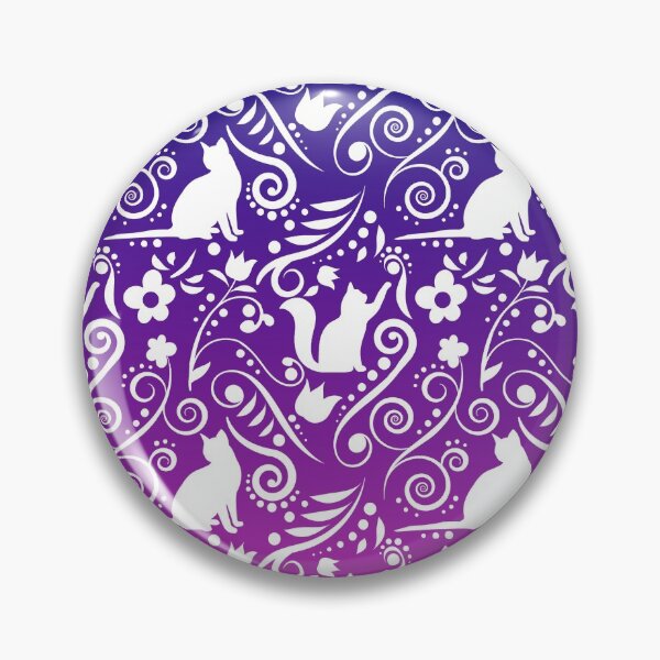 Item preview, Cat and Flowers - The Mysterious Galaxy RS designed and sold by CreativityRoams.