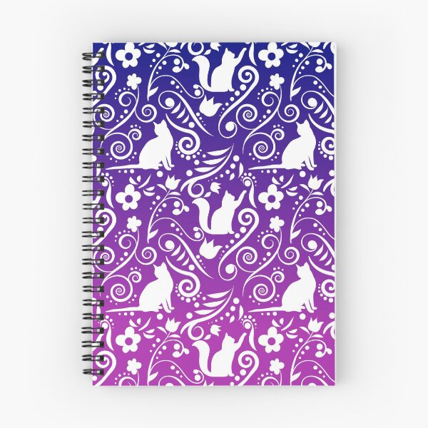 Item preview, Cat and Flowers - The Mysterious Galaxy RS designed and sold by CreativityRoams.