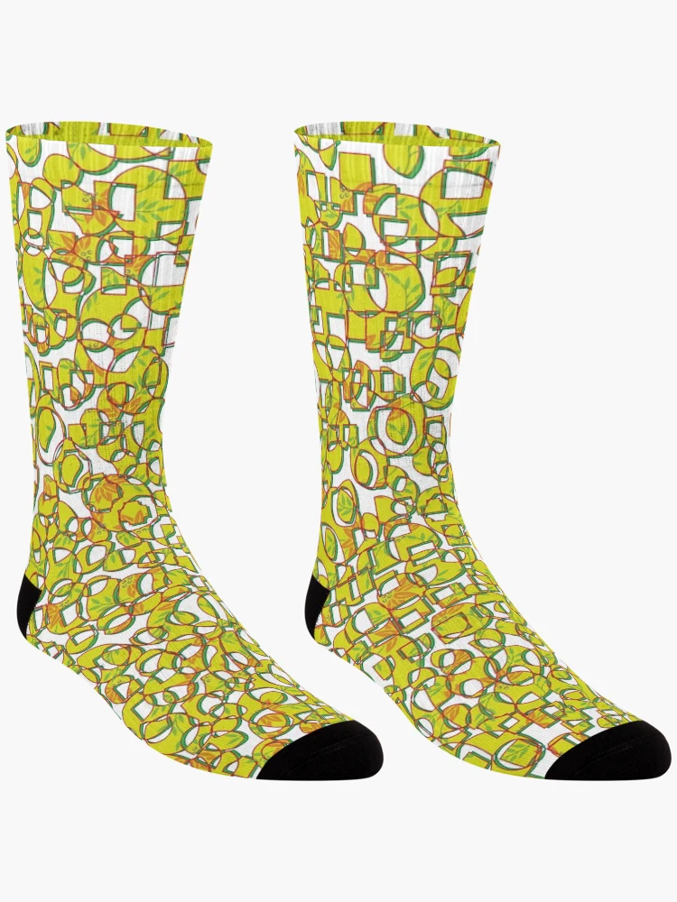 Thumbnail 3 of 5, Socks, Abstract Spring designed and sold by OriginalSchuse.