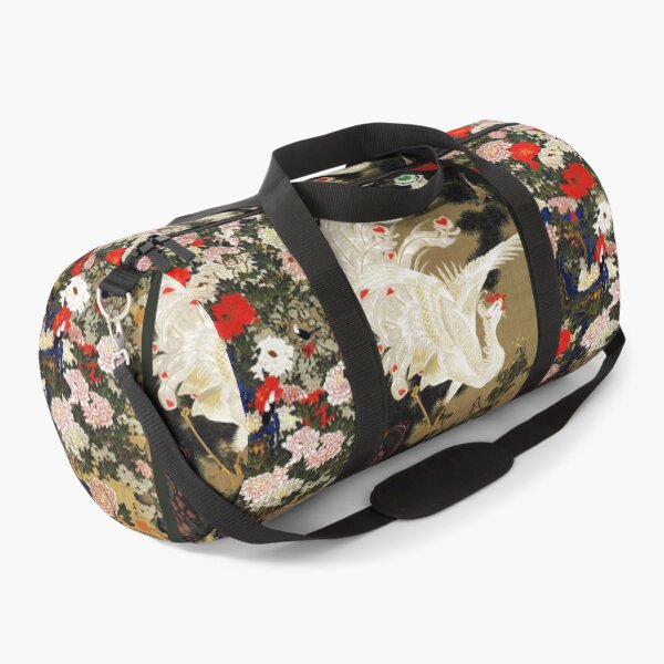 Item preview, FLYING LOVE PHOENIX,WHITE FEATHERS WITH HEARTS Antique Japanese Floral designed and sold by BulganLumini.