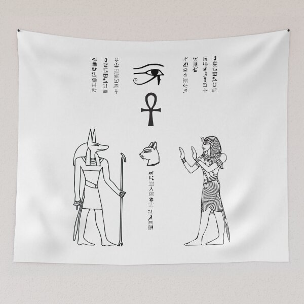 Item preview, Ancient Egypt Ankh Eye Of Horus Cat Pharaoh CoraggioUk designed and sold by CoraggioUk.