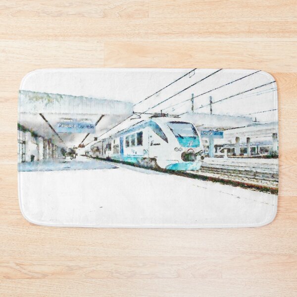 Item preview, Train in the railway station designed and sold by Giuseppe Cocco.