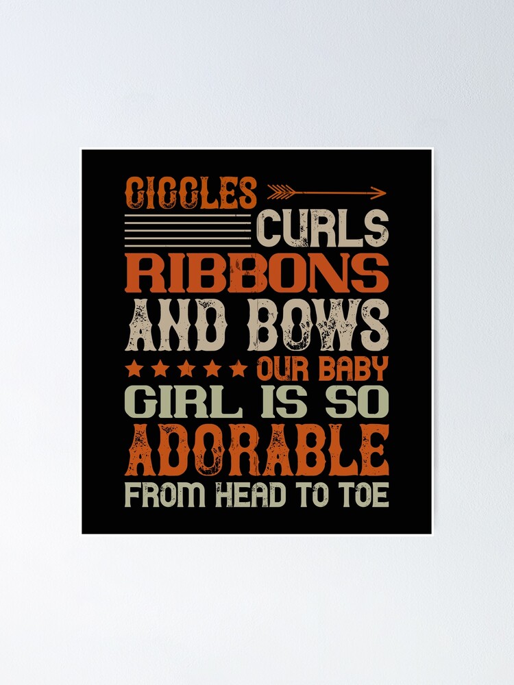 "Giggles, Curls, Ribbons, And Bows! Our Baby Girl Is So Adorable From