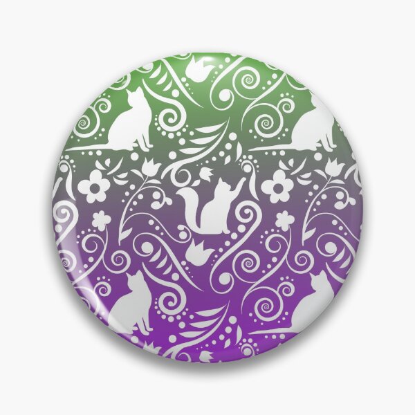 Item preview, Cat and Flowers - Grape Paradise designed and sold by CreativityRoams.