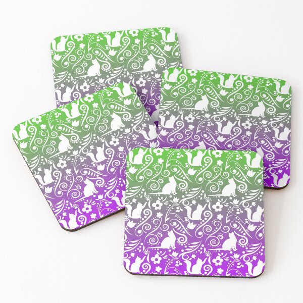 Item preview, Cat and Flowers - Grape Paradise designed and sold by CreativityRoams.