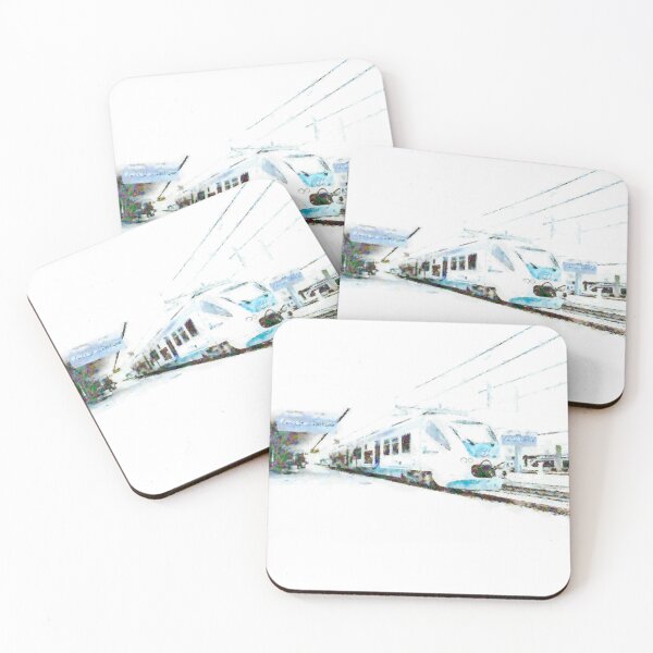 Item preview, Train in the railway station designed and sold by Giuseppe Cocco.