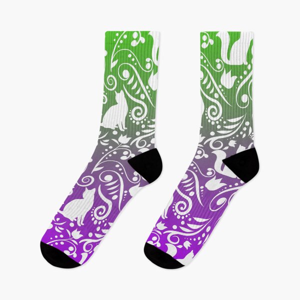 Item preview, Cat and Flowers - Grape Paradise designed and sold by CreativityRoams.