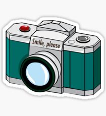 Smile, please! Sticker