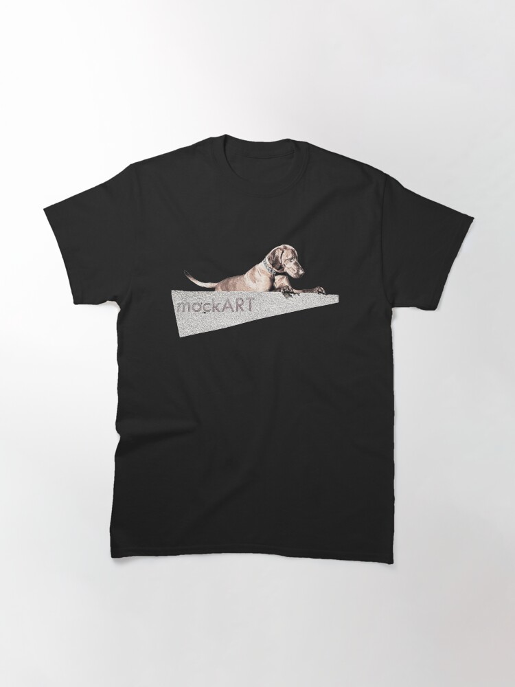 Thumbnail 3 of 7, Classic T-Shirt, mockART - The Life of a Dog designed and sold by mockART.