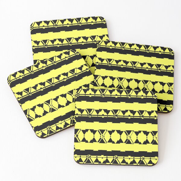 Item preview, Black, Yellow African Print digital design designed and sold by thtCMRAguy.