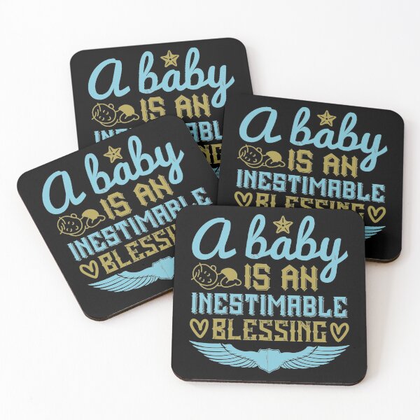 Item preview, A Baby Is An Inestimable Blessing  designed and sold by GoodVibeDesign.