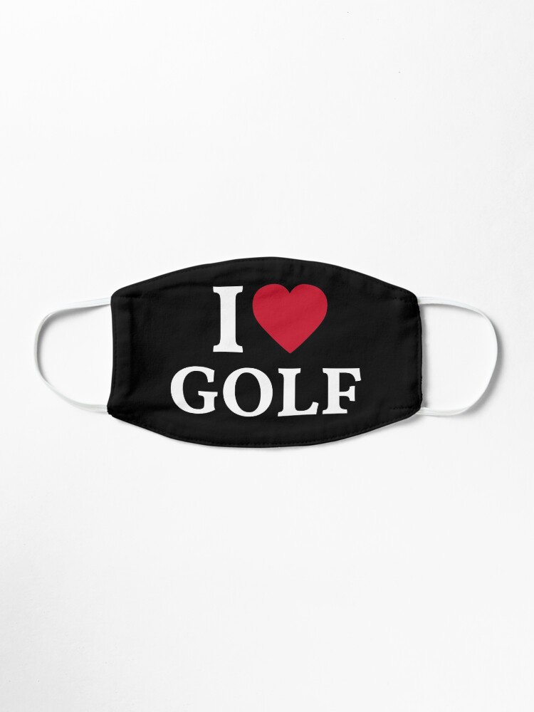 Alternate view of I Love Golf Mask