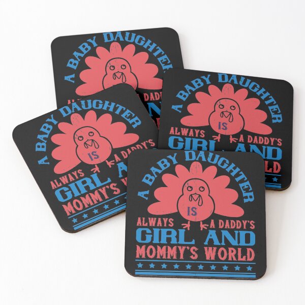 Item preview, A Baby Daughter Is Always A Daddy’s Girl And Mommy’s World designed and sold by GoodVibeDesign.