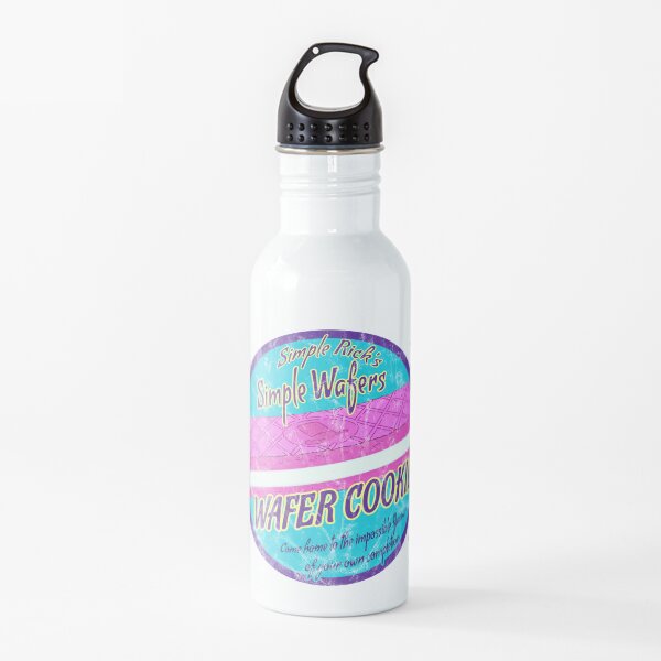Simple Rick Wafer Cookie Water Bottle