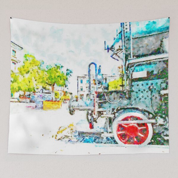 Item preview, Old locomotive in Pescara designed and sold by Giuseppe Cocco.