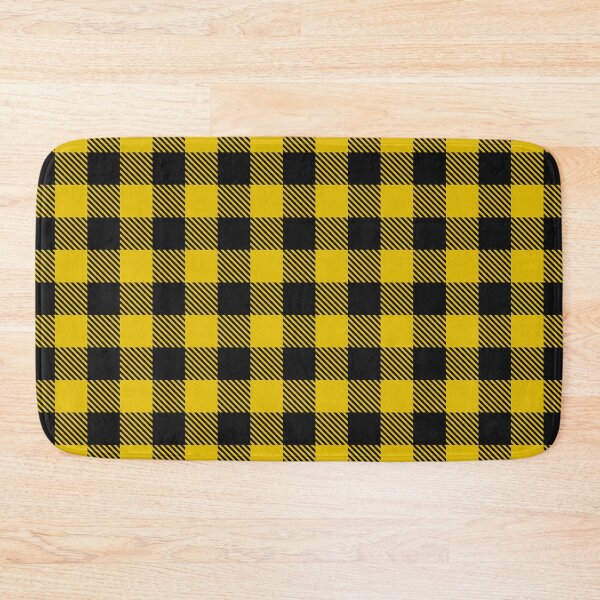 Item preview, Yellow and Black Buffalo Plaid designed and sold by Found Dream.