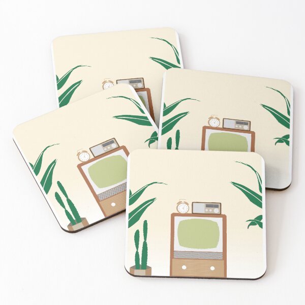 Item preview, Retro TV Room Illustration Artwork designed and sold by Fernando G..