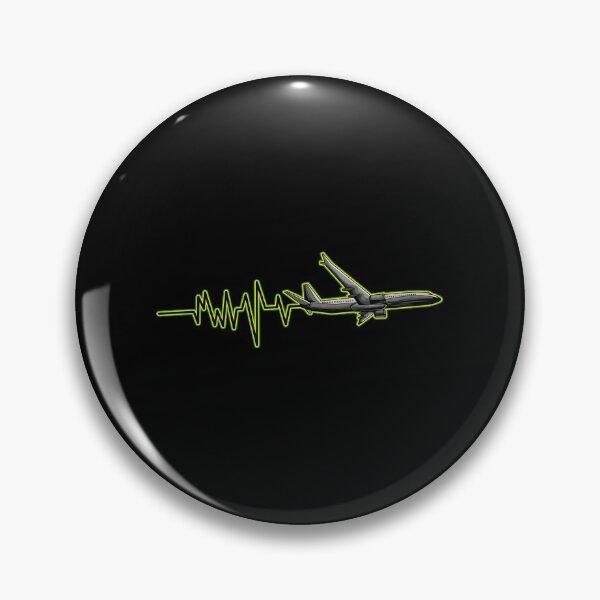 Item preview, Airplane Heartbeat Pilot Flying Piloting designed and sold by perfectpresents.
