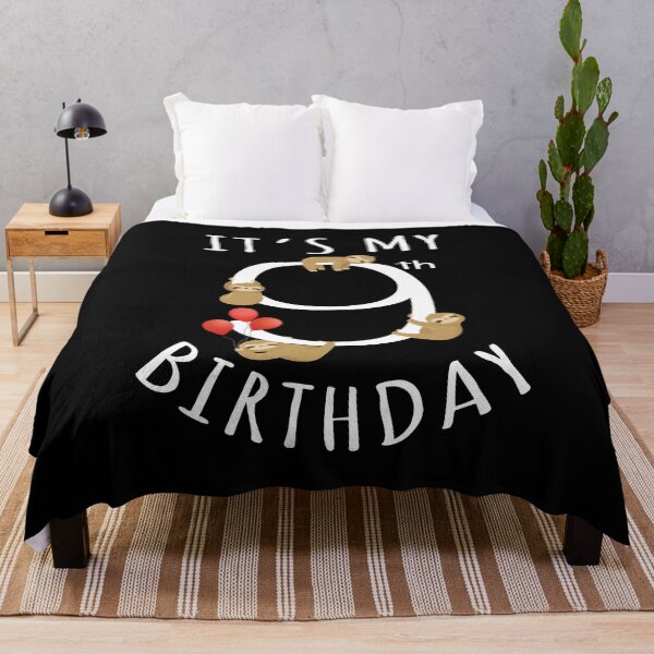 Item preview, It's My 9th Birthday Sloth 9 Years Old Kid B-day Party print designed and sold by Grabitees.