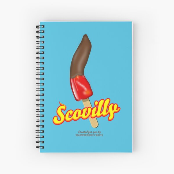 Chili T Shirt Design Popsicles Spiral Notebook