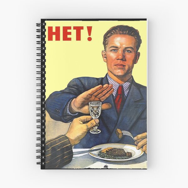 Item preview,  Vintage Soviet Union No To Alcohol CCCP Poster USSR Propaganda Russia  designed and sold by TopTeeShop.