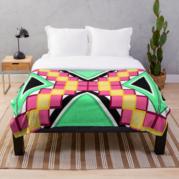 Item preview, Modern colored geographic pattern mint, pink and yellow designed and sold by Robyn18.