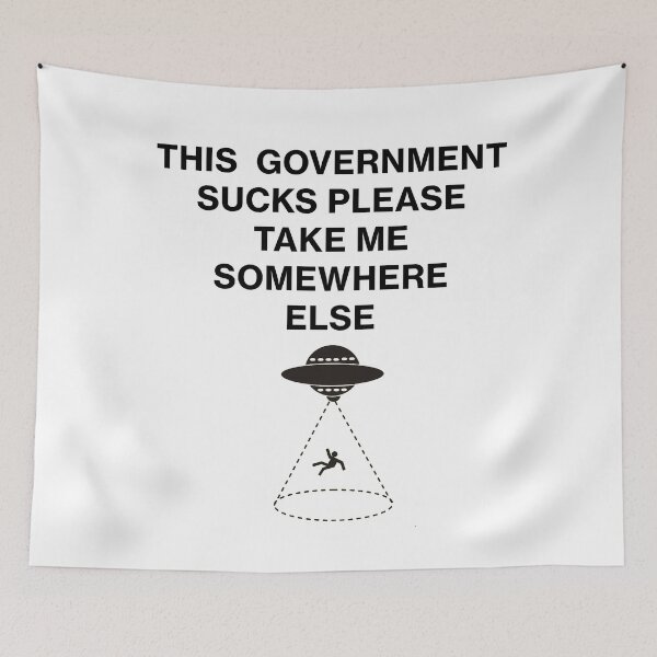 Item preview, Government sucks - Aliens designed and sold by ArtOfRebellion.